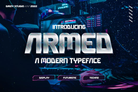Armed: The Futuristic Font That Elevates Your Design