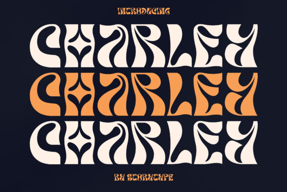Charley: A Wavy, Elegant Display Font for Luxury and Creativity