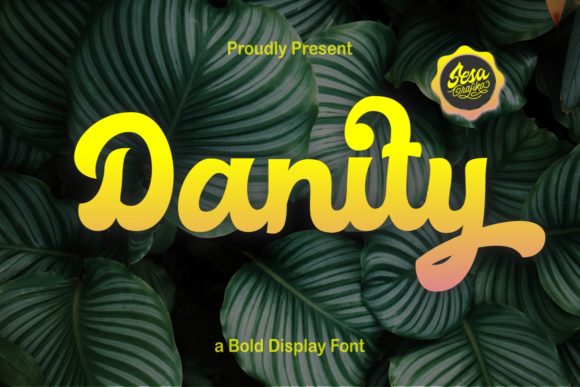 Danity: A Retro-Styled Display Font for Creative Projects