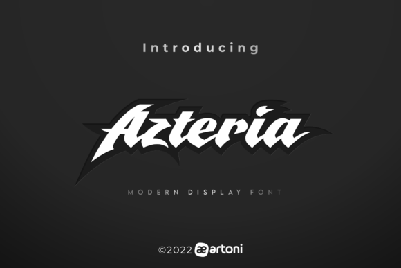 Discover Azteria: A Bold and Dashing Display Font for Modern Design