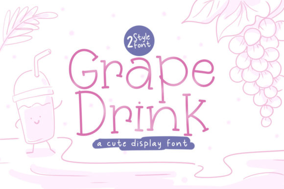 Grape Drink: A Playful Font for Creative Projects