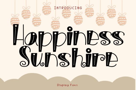 Happiness Sunshine: A Strategic Approach to Typography in Creative Projects