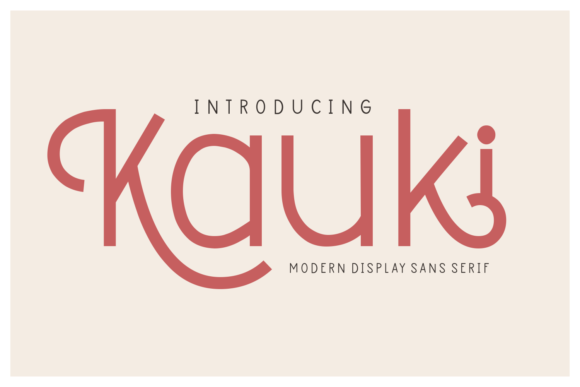 Kauki: A Bold Typographic Statement for Modern Creators