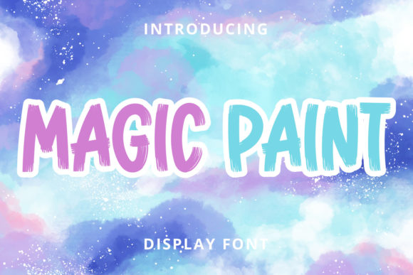 Magic Paint: A Playful Font for Creative Expression