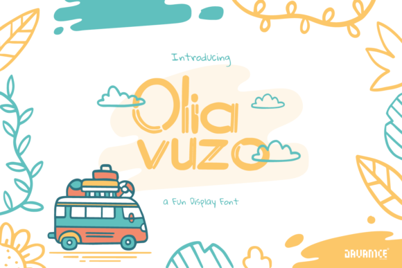 Olia Vuzo: A Stylish Display Font for Creative Projects