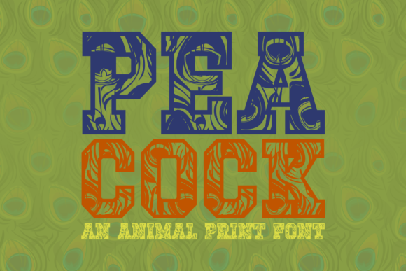 Peacock: A Unique Font with Playful Elegance