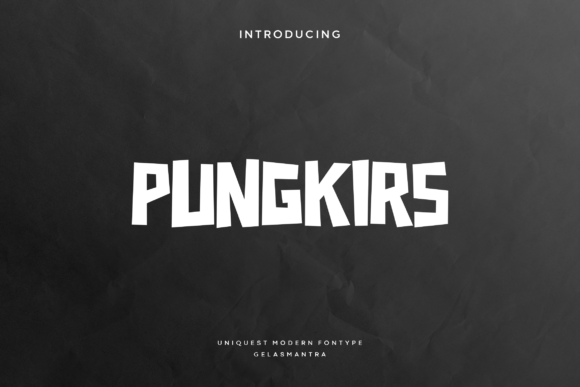 Pungkirs: A Playful Yet Professional Font for Modern Design