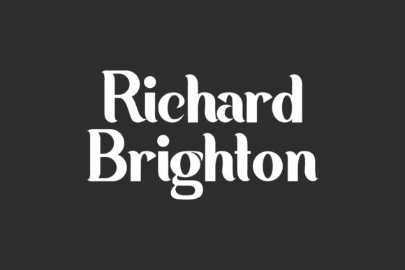 Richard Brighton: A Bold Font for Creative Expression