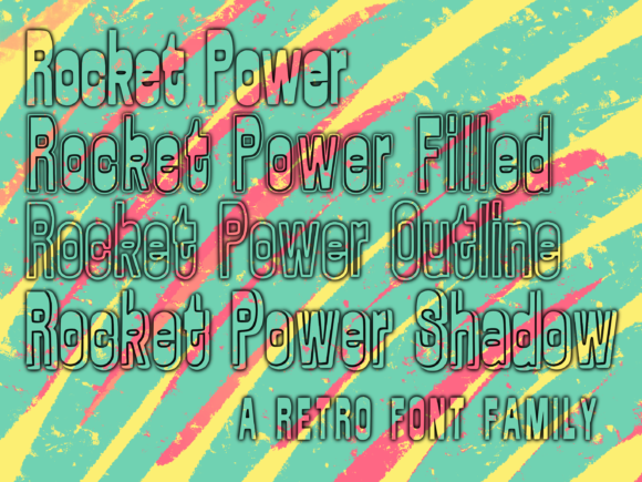 Rocket Power: A Bold and Versatile Display Font for Creative Projects