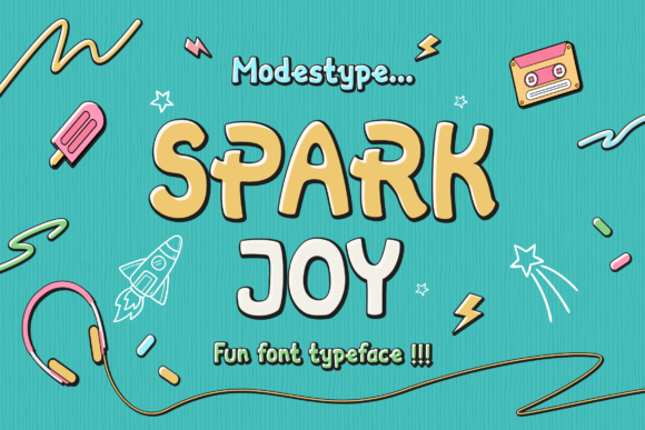 Spark Joy: A Fun Font for Creative Expression