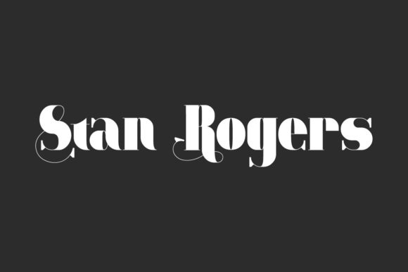 Stan Rogers: A Bold and Unique Display Font for Creative Design