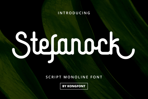 Stefanock: A Playful Display Font for Creative Projects